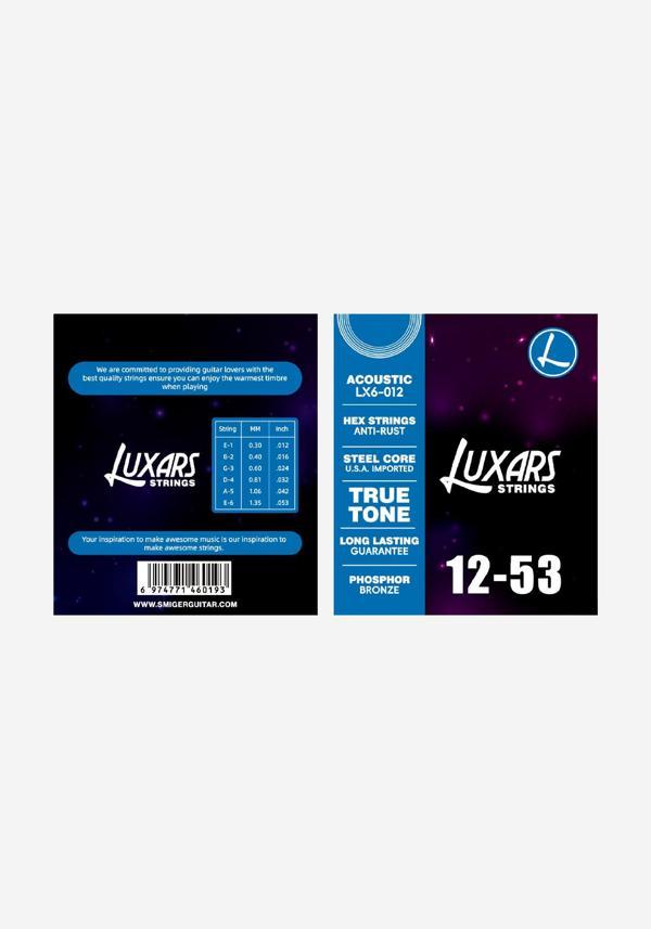 LUXARS AKUSTİK GİTAR TELİ LX6 12-53 - Image 1