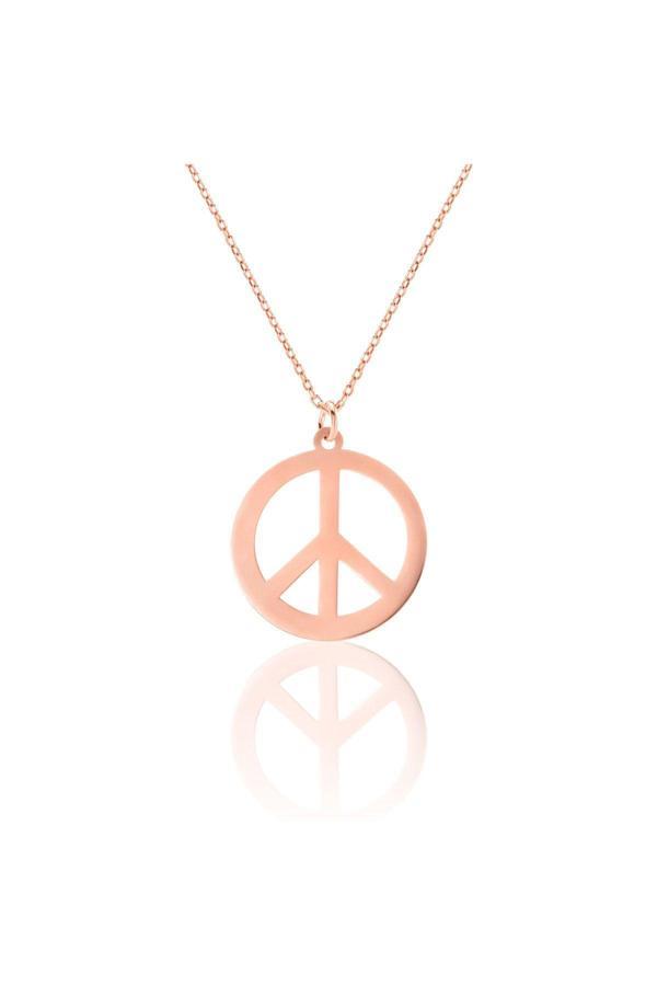 Azuris 925 Ayar Gümüş Peace Kolye - Image 1