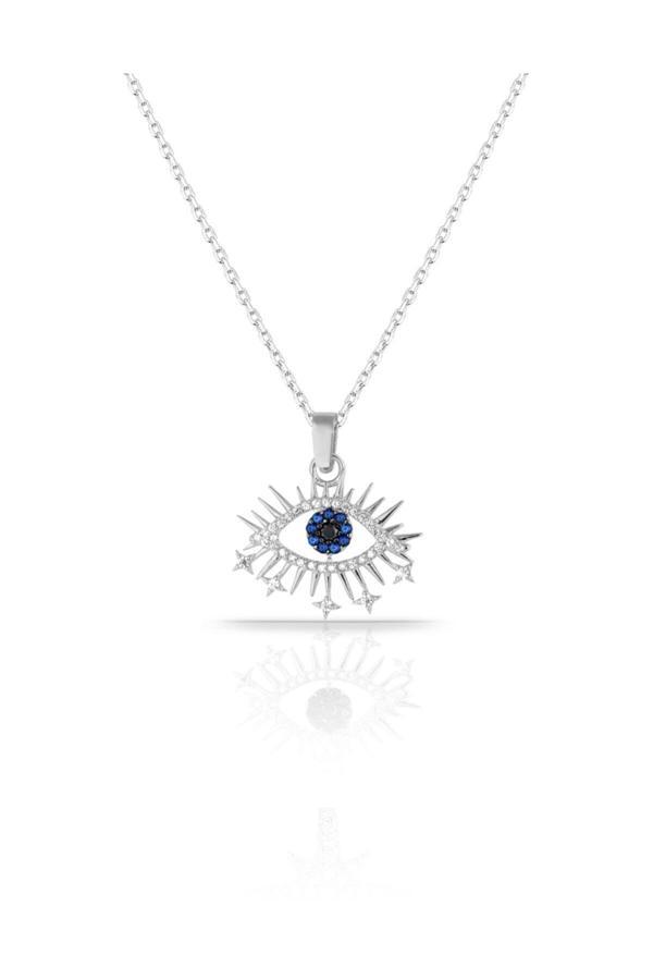 Azuris Silver Azuris 925 Ayar Gümüş Nazar Göz Kolye - Image 1