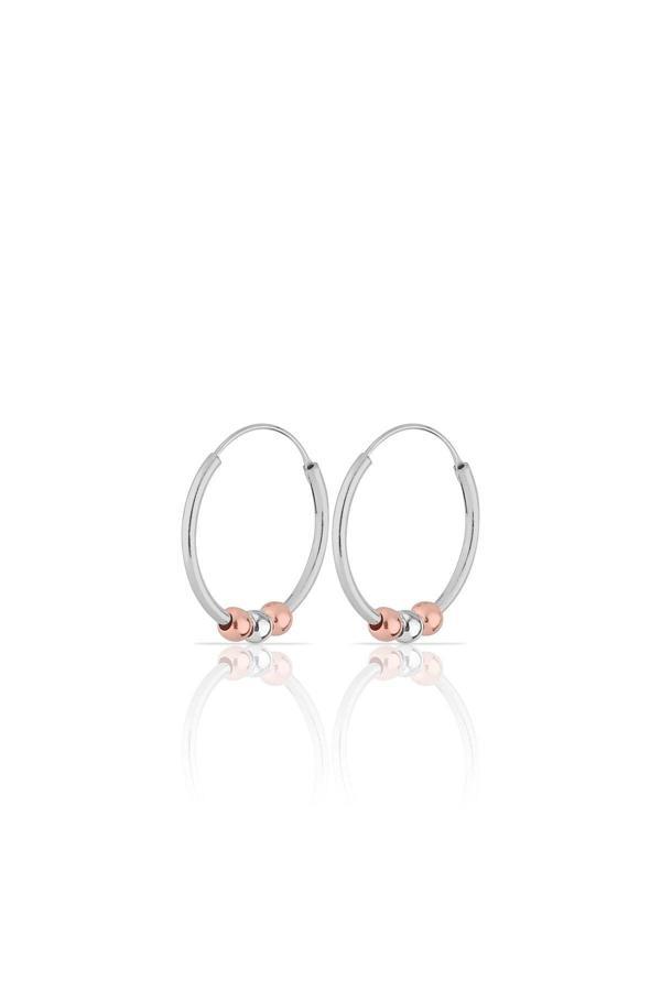 Azuris 925 Ayar Gümüş 1,8 Cm Toplu Küpe - Image 1