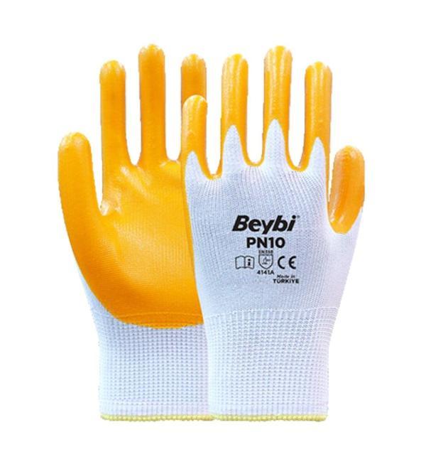 Pn10 No:9 Polyester Astarlı Nitril Eldiven 288 Çift - Image 1