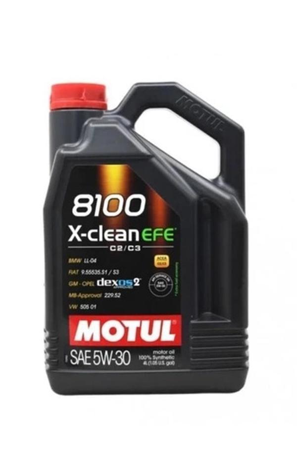 Motul 8100 X-Clean EFE 5W-30 4 lt Motor Yağı - 2023 - Image 1