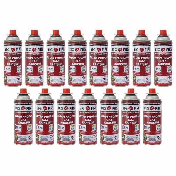 Big Fire Power 227gr Valfli Gaz Kartuşu 15Lİ SET-Onbeşli Set - Image 1