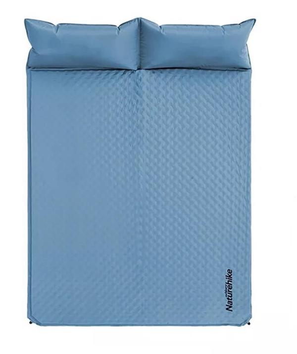 Naturehike Ultralight Çift Kişilik Şişme Kamp Matı | 185*130*2.5 cm | MAVİ - Image 1