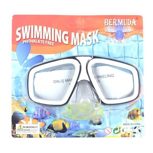 Bermuda Phthalate Free Yüzücü Maskesi SİYAH - Image 1