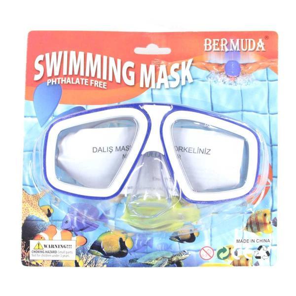 Bermuda Phthalate Free Yüzücü Maskesi MAVİ - Image 1