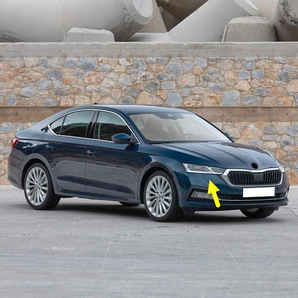 Skoda Octavia 4 2020-2024 Sağ Ön Far Yıkama Kapağı 5E3955110 - Image 1