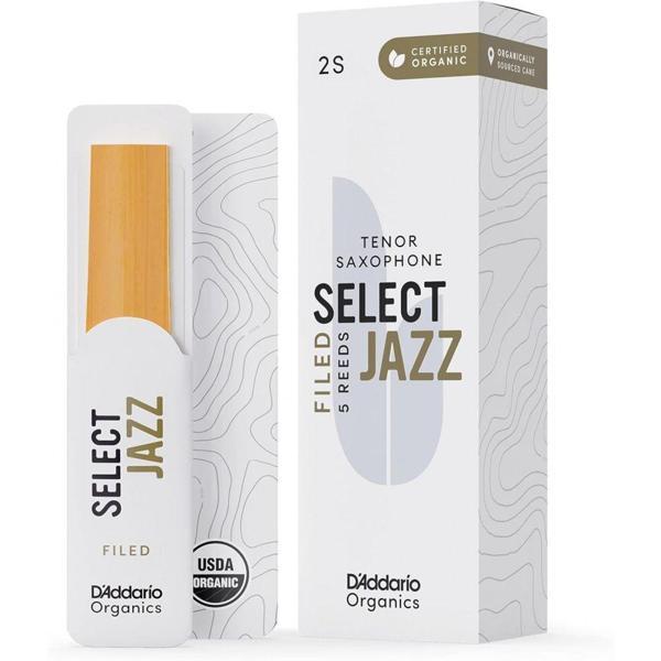 D\'Addario Woodwinds Organic Select Jazz Tenor Saksafon Kamışı No:2 Soft - Image 1