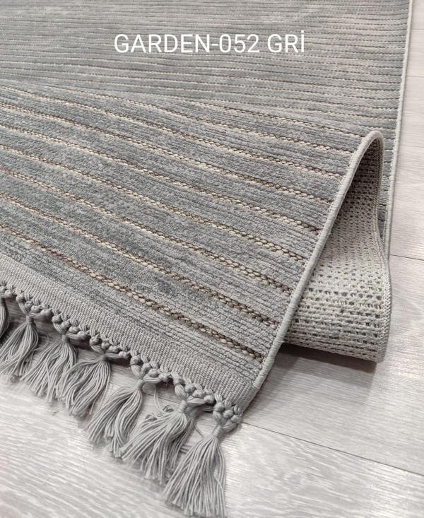 Decoser Garden Koleksiyonu Dokuma Halı DH052 Gri - Image 1