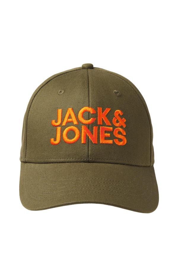 Jack&Jones JACGALL BASEBALL CAP NOOS 12254296 YEŞİL - Image 1