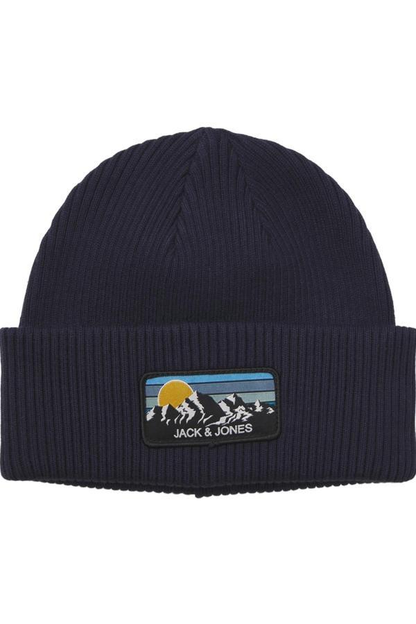 Jack&Jones JACPEAK BEANIE LACİVERT12259207 - Image 1