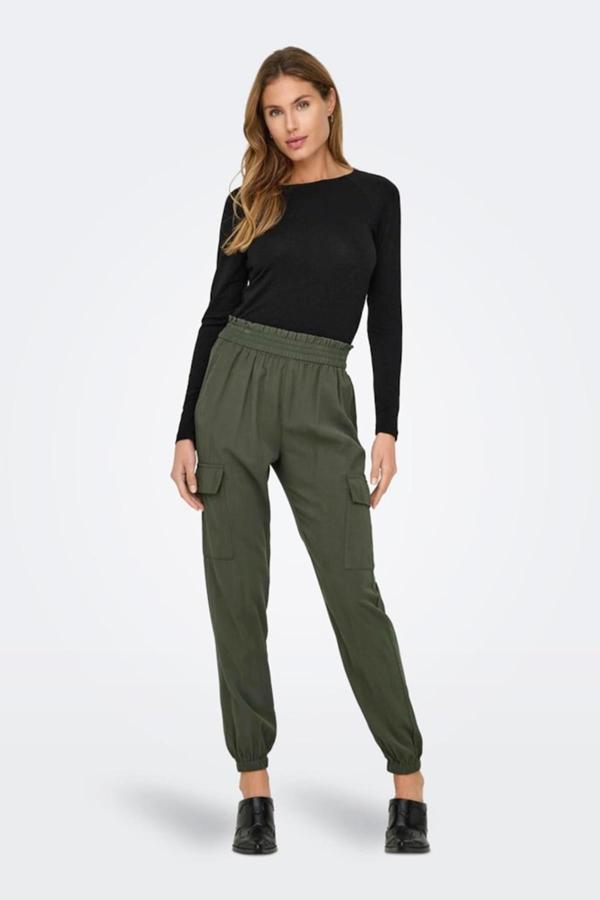 ONLARIS LIFE HW PB CARGO PANT CC WVN HAKİ - Image 1