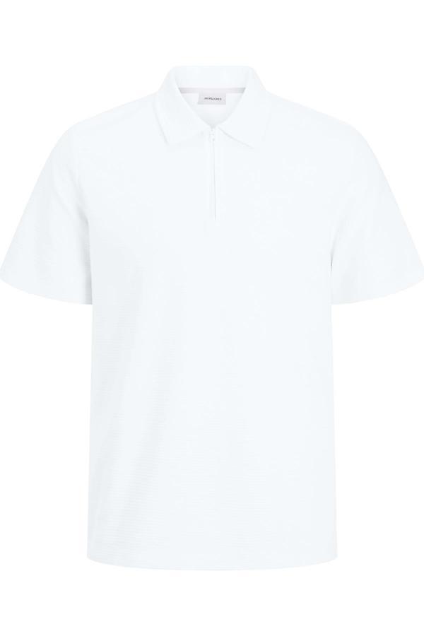 Jack&Jones JJBENJA POLO SS BEYAZ - Image 1