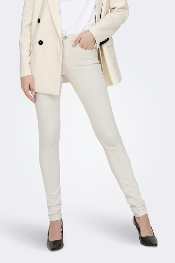 ONLBLUSH MID SKINNY DNM DOT019 EKRU - Image 1