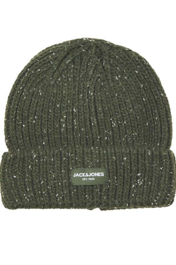 Jack&Jones JACCLIFF NAP BEANIE HAKİ - Image 1