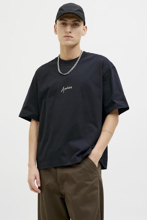 Jack&Jones JCODYNAMIC SCRIPT TEE SS CREW NECK  - Image 1