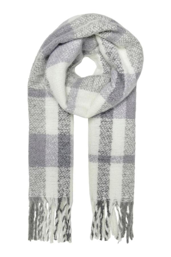 ONLWINIE CHECK SCARF CC GRİ15297974 - Image 1