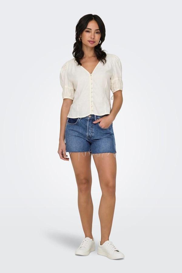 ONLY ONLCARLY MW REWORKED DNM SHORTS CRO 15323765 MAVİ - Image 1