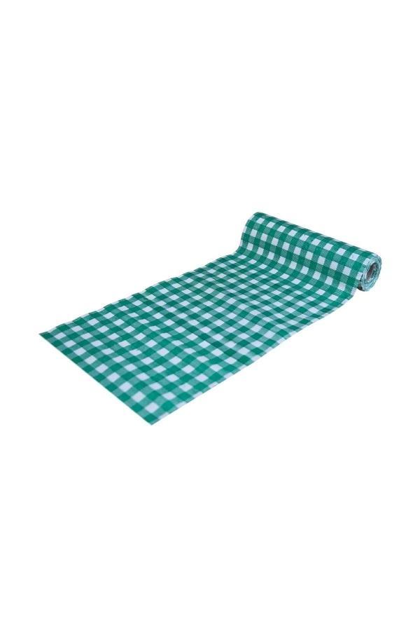 Pratikser Tek Kullanımlık Masa Örtüsü Yeşil - 100X120Cm - 10Ad/Rulo - Image 1