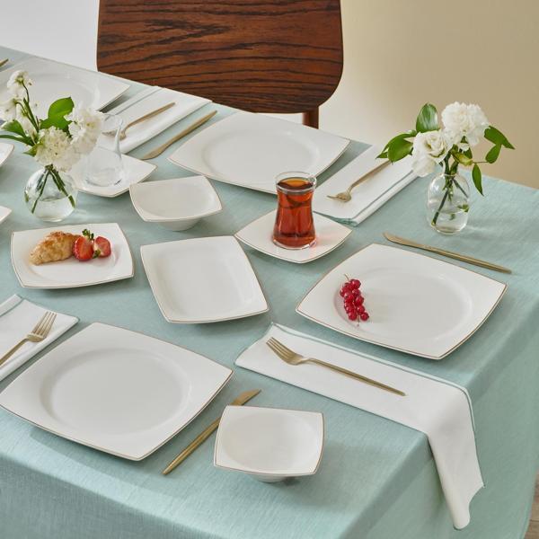 Karaca Elegance Bone Jamie 26 Parça 6 Kişilik Kahvaltı Takımı - Image 1