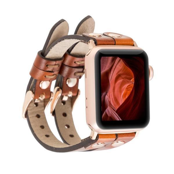 Apple Watch Uyumlu Deri Kordon Ely Double Tour RST2EF - Image 1