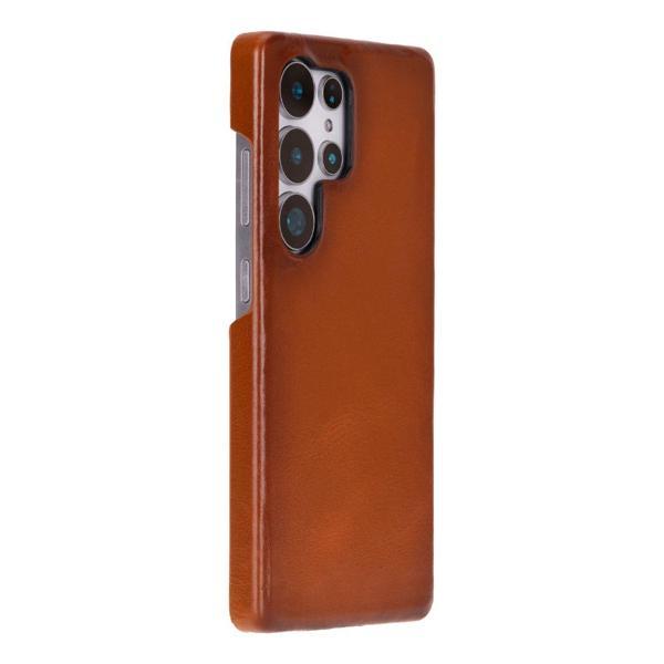 Samsung Galaxy S25 Ultra Uyumlu, Hakiki Deri, El Yapımı Arka Kapak, Gölgeli Taba - Image 1
