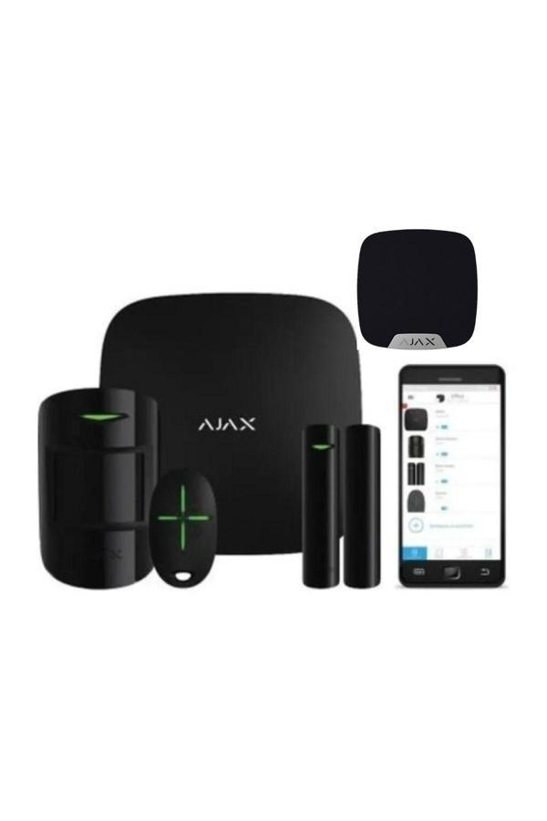 Ajax Sirenli 5 Li Plus Alarm Set ( Ev Için ) Siyah - Image 1