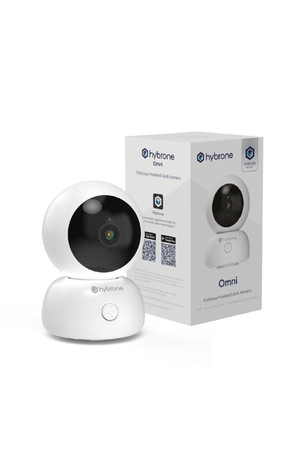 Hybrone Omni Wi-Fi Akıllı Kamera, 360 Görüntüleme, Akıllı Hareket Takibi, Ses Algılama, Çift Yönlü Görüşme - Image 1