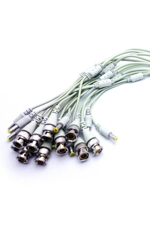 Universal Ezcool Bnc + Power Jack Tek Kablo 10 Lu Paket - Image 1