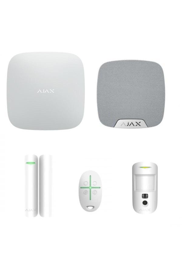 Ajax Sirenli 5 Li Cam Plus Alarm Set ( Ev Için ) Beyaz - Image 1