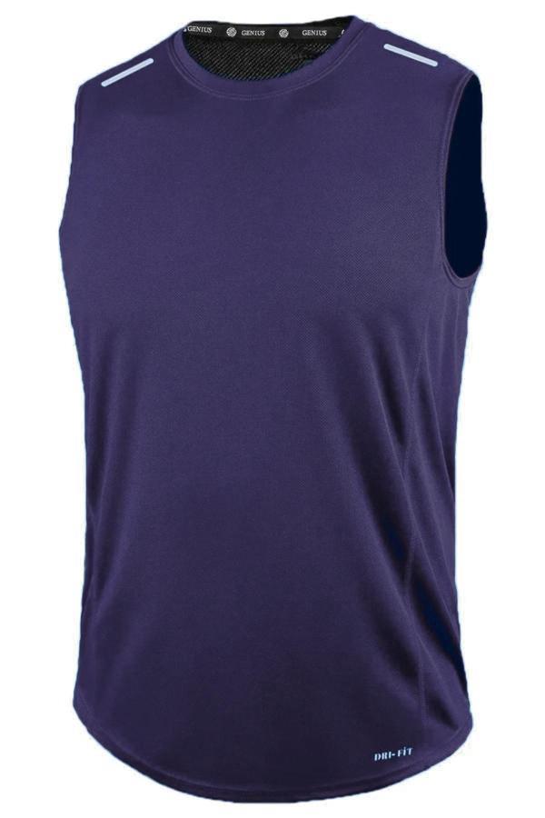 Erkek Nem Emici Hızlı Kuruma Atletik Teknik Performans Sporcu Sıfır Kol T-shirt DRIFIT-SIFIRKOL - Image 1