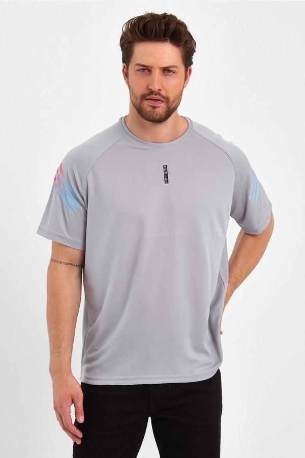 Store Erkek Spor Tişört Baskılı Fitness, Antrenman Fit T-shirt - Image 1