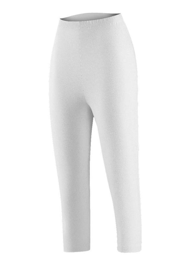 Yıldız Bayan Likralı Uzun Tayt Beyaz 3635 - Image 1