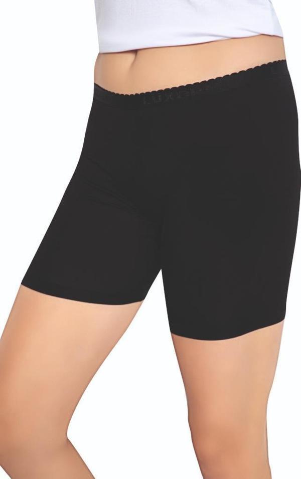 Lüx Drm Bayan Bambu Ağlı Büyük Beden Diz Üstü Kısa Tayt 3003 - Image 1