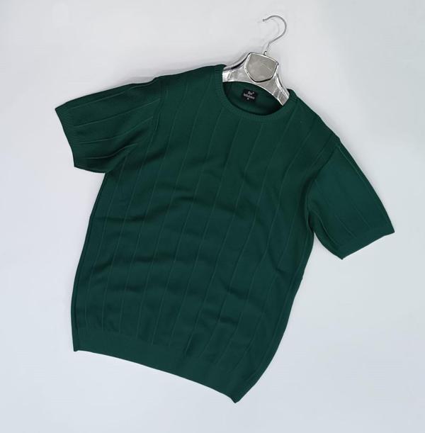 Turbulance Bisiklet Yaka Kısa Kol Erkek Örme Triko Tişört - Image 1