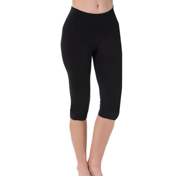 Lüx Drm Bayan Likralı Ağlı Battal Diz Altı Kapri Tayt 4003 - Image 1