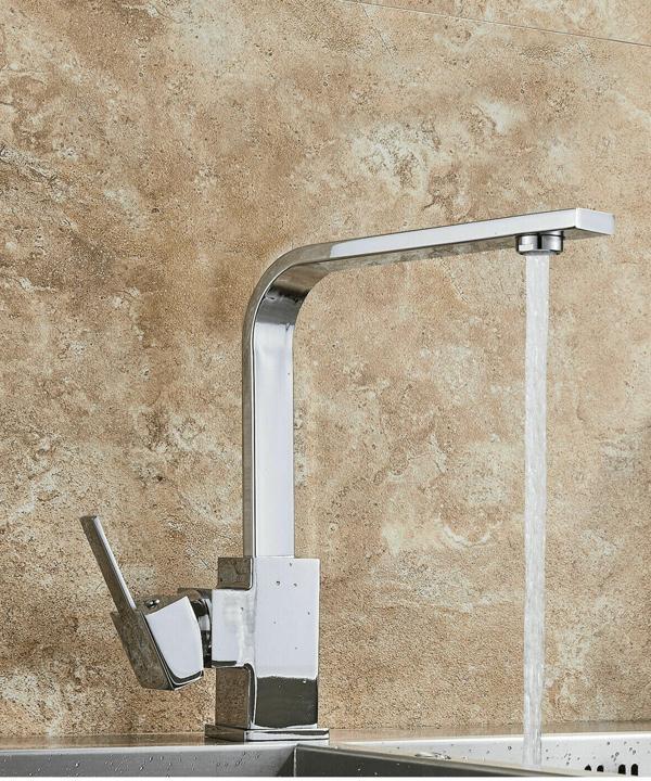 Venita Yüksek Ağır Gövde Kare Lavabo Bataryası - Image 1