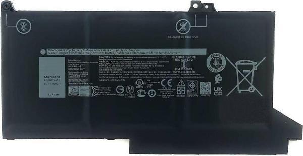 İnfostar Dell 0G74G Notebook Bataryası Pili - Ver.1 - 3 Cell - Image 1