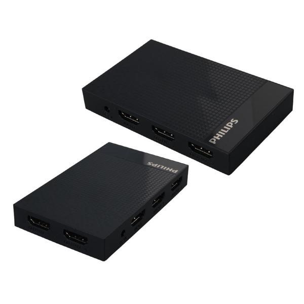 PHILIPS SWV9023B/93 4K HDMI SPLİTTER 1 GİRİŞ - 4 ÇIKIŞ ULTRA HD GÖRÜNTÜ DAĞITICI (2818) - Image 1