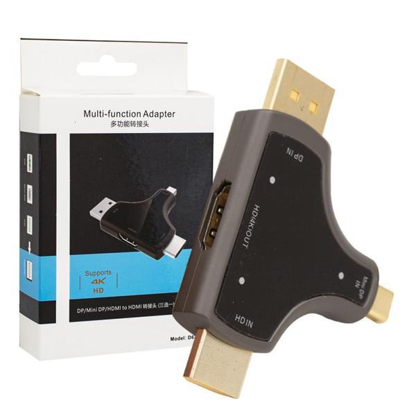 MINI DP+DP+HDMI TO HDMI 4K ÇEVİRİCİ-Findit - Image 1