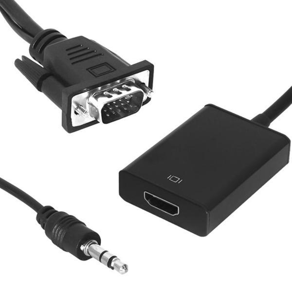 VGA ERKEK TO HDMI DİŞİ DÖNÜŞTÜRÜCÜ KABLO-Findit - Image 1