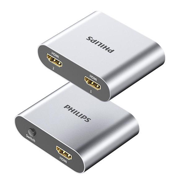 PHILIPS SWR9101A/93 4K HDMI BI-DIRECTION SWITCHER 2 IN 1OUT (2818) - Image 1