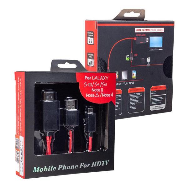 HC-18 MHL KİT SAM SUNG S5 HDMI TV BAĞLANTI KABLOSU-Findit - Image 1
