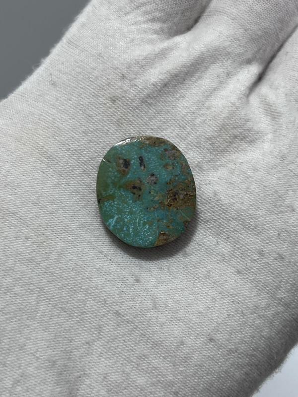 Okyanus Temalı Doğal Kabaşon Firuze Taşı 25 Karat - Turkuaz Taşı 5 Gram - Image 1