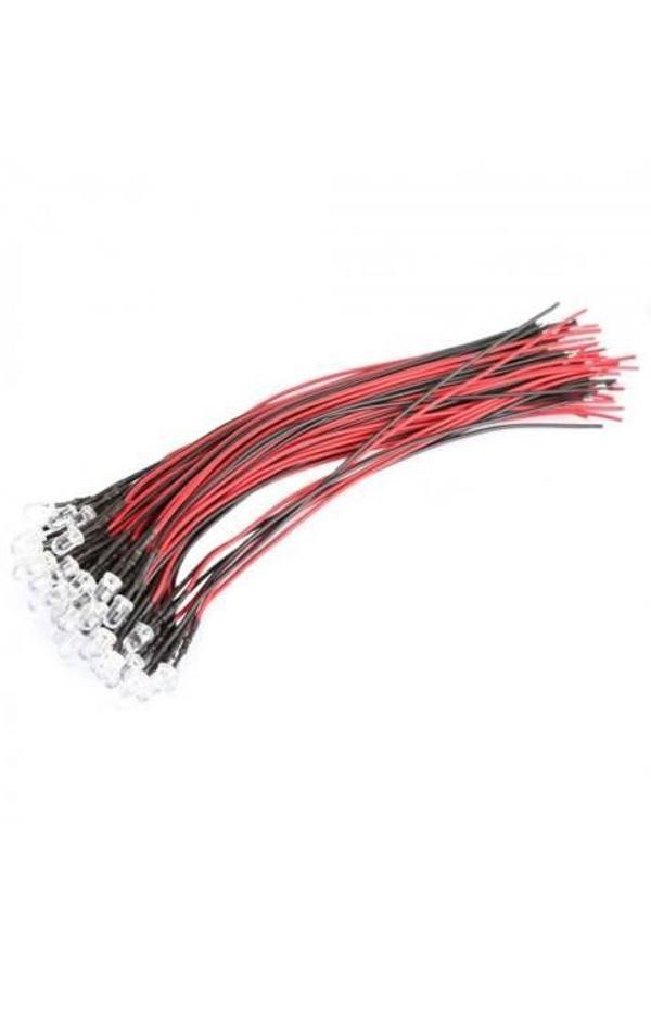 Rc Oyuncak 5 mm Sarı Led Işık 3-12V 20 Adet - Image 1