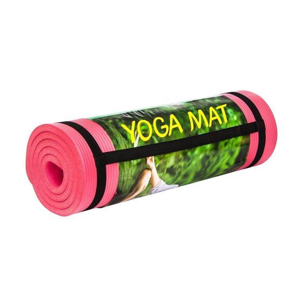 Cosfer CSF15MMP Yoga Pilates Matı 15 mm. Silikon - Pembe - Image 1