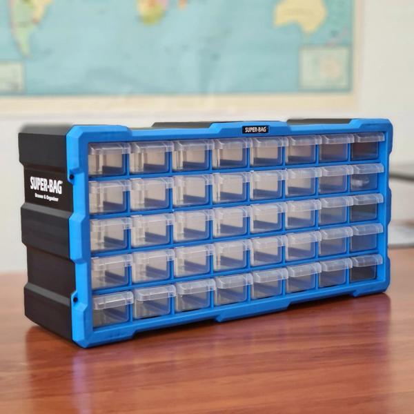 Super Bag ASR-6003 Yatay Mono Blok Çekmeceli Organizer 40'lı - Image 1