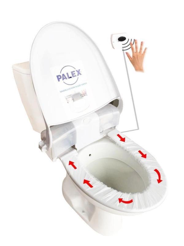 Palex Sensörlü Hijyenik Klozet Kapağı Örtüsü Dispenseri 2 YIL GARANTİ - Image 1