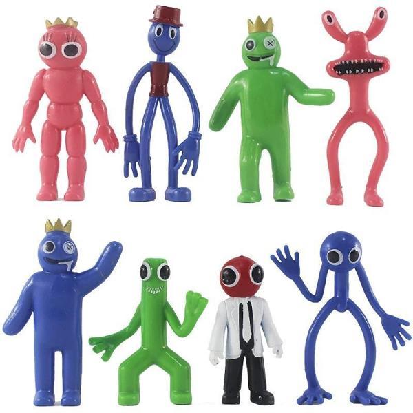 Rainbow Friends Roblox Monster Ithal Figür 8 Adet Premium Kaliteli Oyuncak 9-11.5 Cm - Image 1