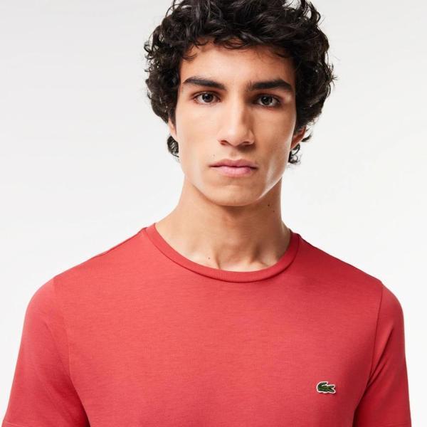 Lacoste Bisiklet Yaka Pamuk T-Shirt - Image 1